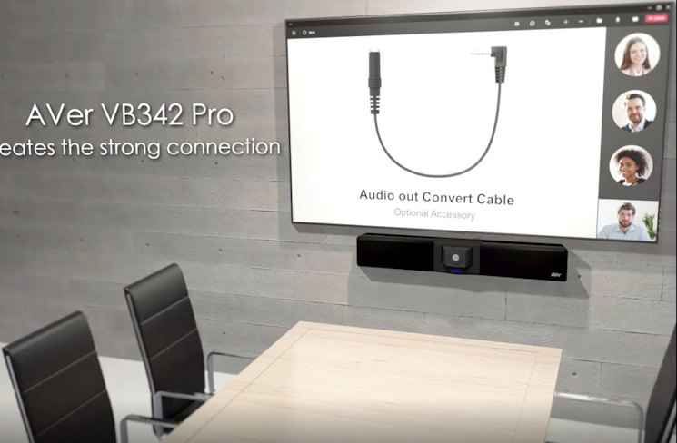 AVER VB342 4K Hibrit Dual Cam USB Video Konferans Cihazı